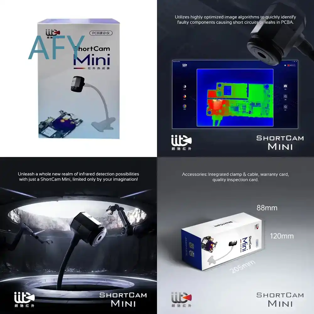Shortcam Thermal Imaging Pcb - กล้องถ่ายภาพความร้อนอินฟราเรดขนาดเล็ก Shortcam รุ่นที่ 5 สำหรับโทรศัพท์มือถือ เครื่องมือซ่อมแซมการรั่วไหลของ
