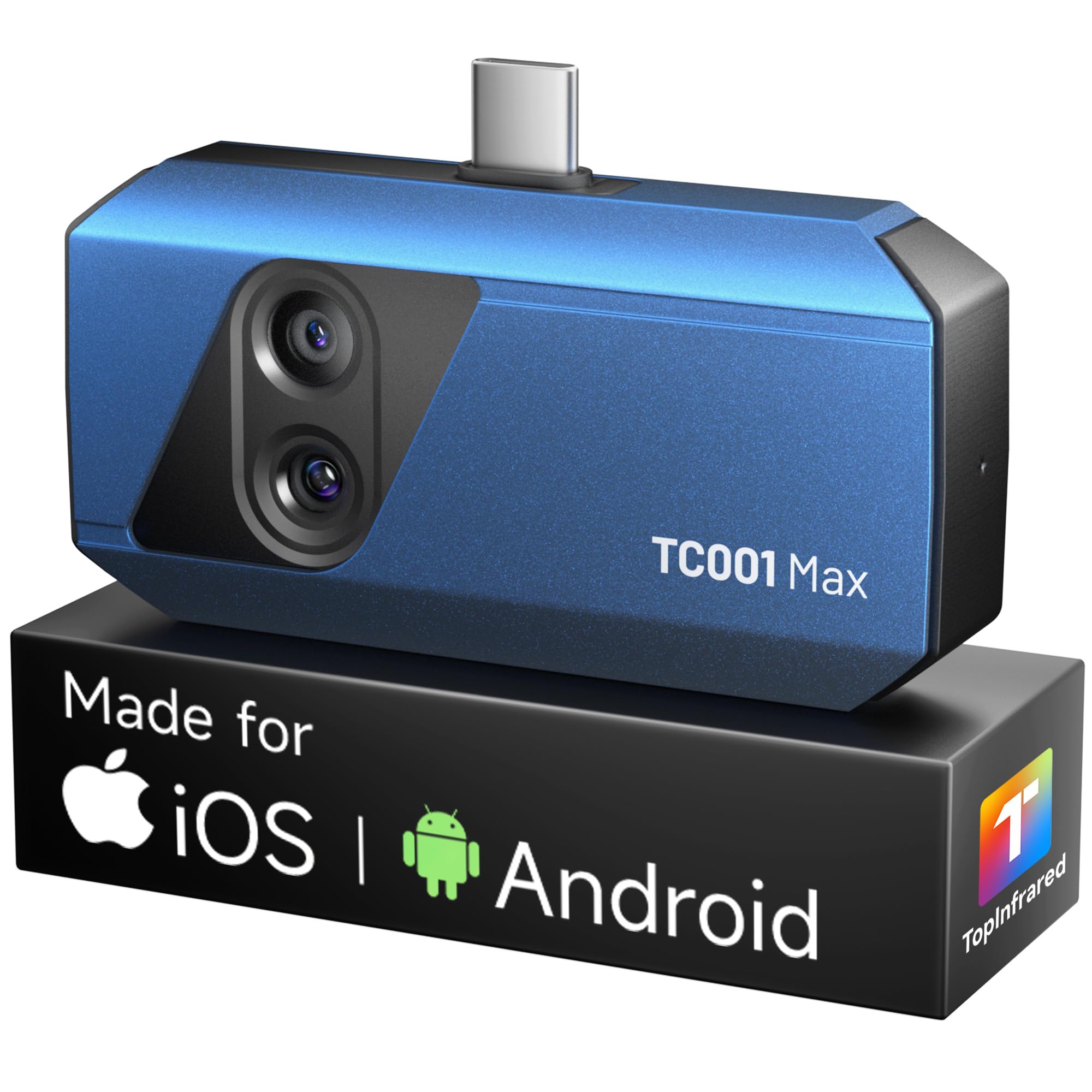 Thermal Imaging Camera 256X192 - กล้องถ่ายภาพความร้อนแบบสองเลนส์ TOPDON TC001 Max สำหรับ iPhone,