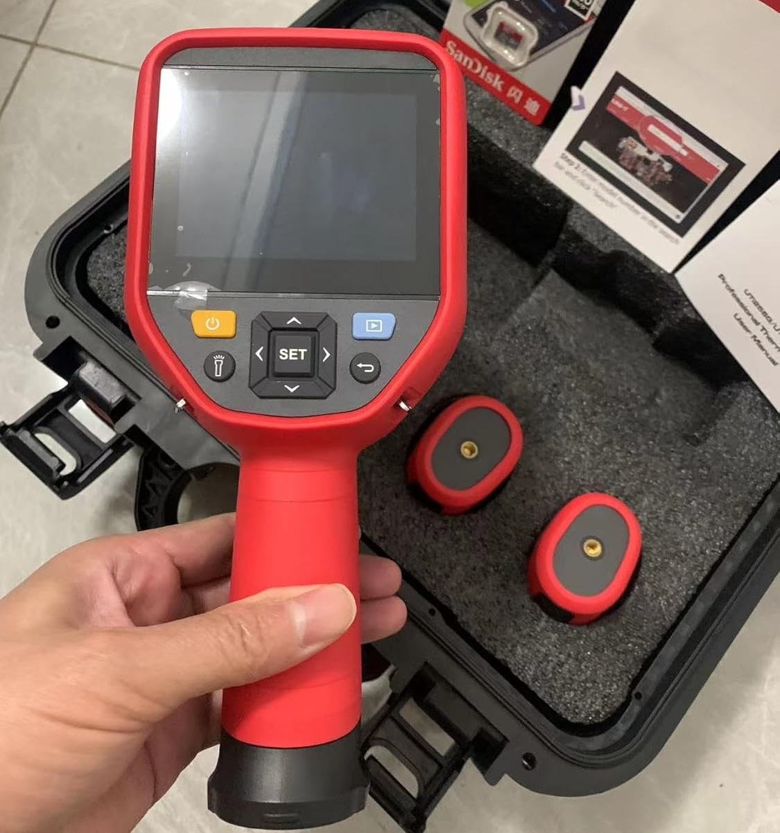 Thermal Camera Type C 384X288 - กล้องถ่ายภาพความร้อน UNI-T UTi384G ระดับมืออาชีพ ความละเอียด 384x288