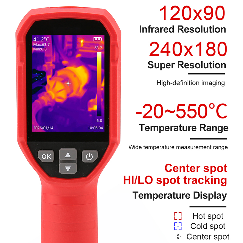 UNI-T กล้องถ่ายภาพความร้อน UTI - Nf 521 Thermal Imaging Camera บทวิจารณ์และราคา