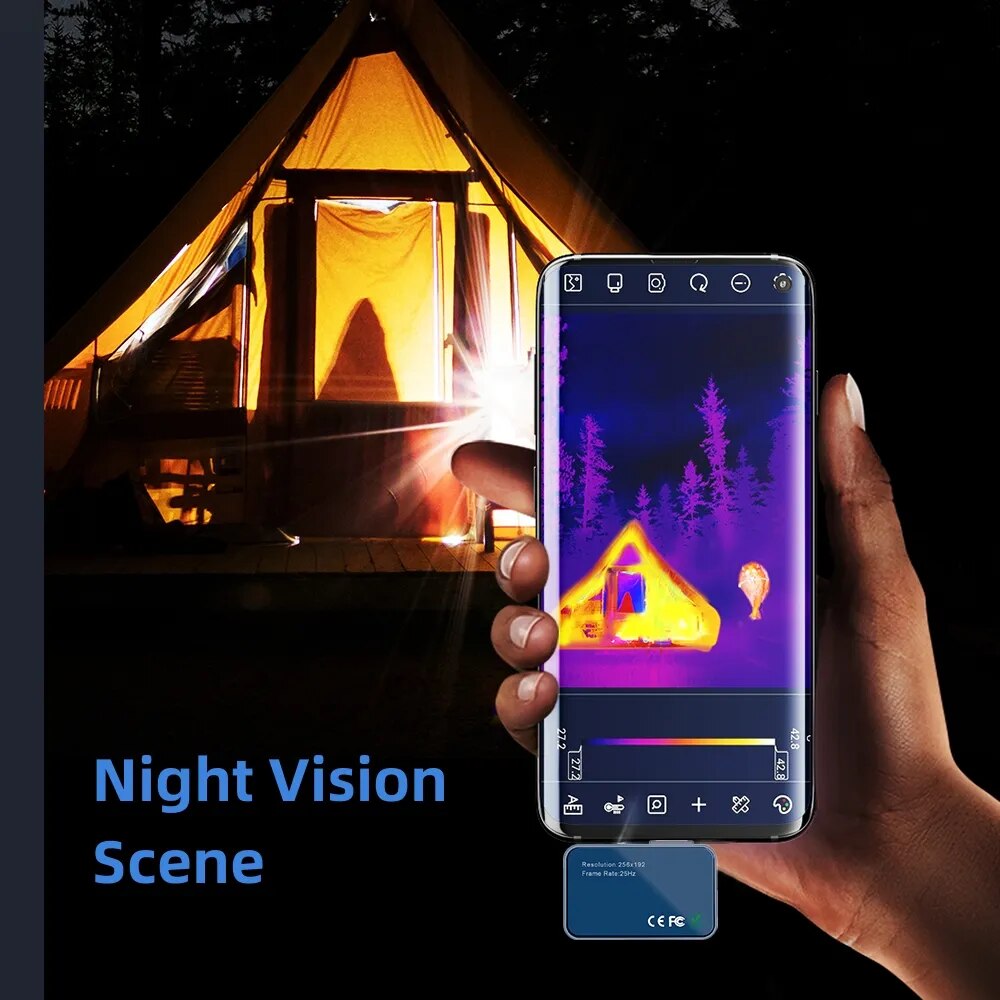 TOOLTOP T7 256*192 Android Typ - Infiray P2 Pro Macro Lens บทวิจารณ์และราคา