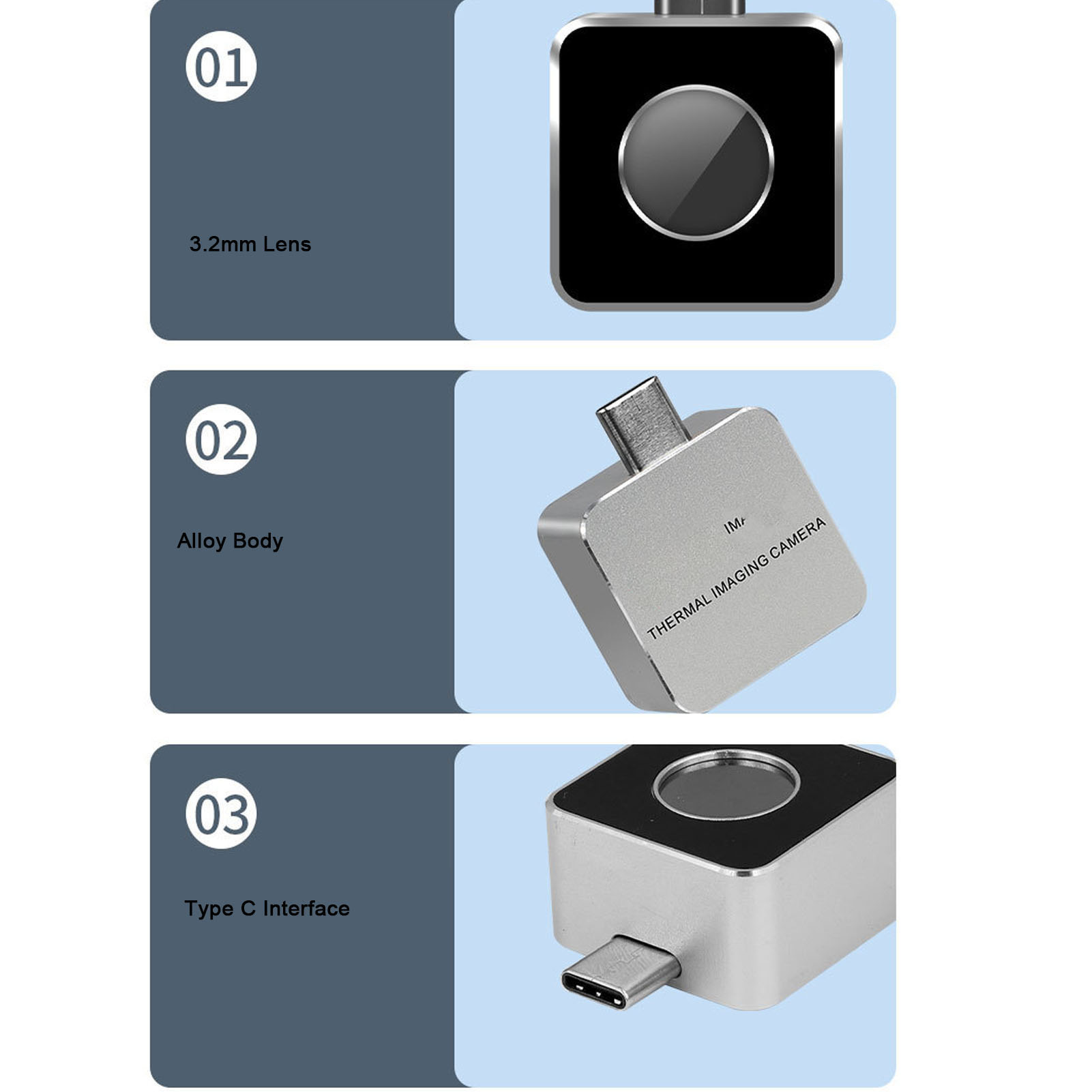 กล้องถ่ายภาพความร้อน ความละเอี - Thermal Imaging Camera 256X192 บทวิจารณ์และราคา