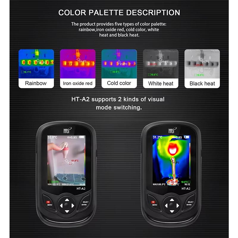 กล้องถ่ายภาพความร้อนแบบพกพา HT - Thermal Imager Pcb Repair บทวิจารณ์และราคา