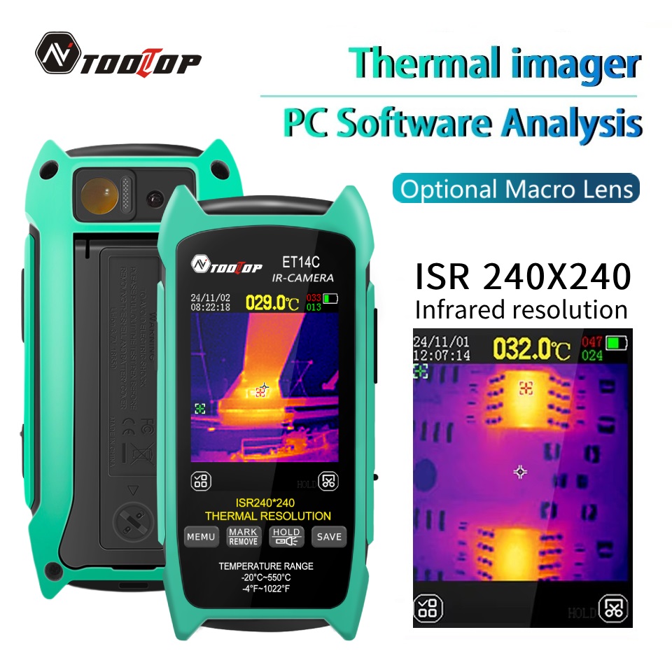 TOOLTOP ET14C 2.8 นิ้ว Thermal - Nf 521 Thermal Imaging Camera บทวิจารณ์และราคา