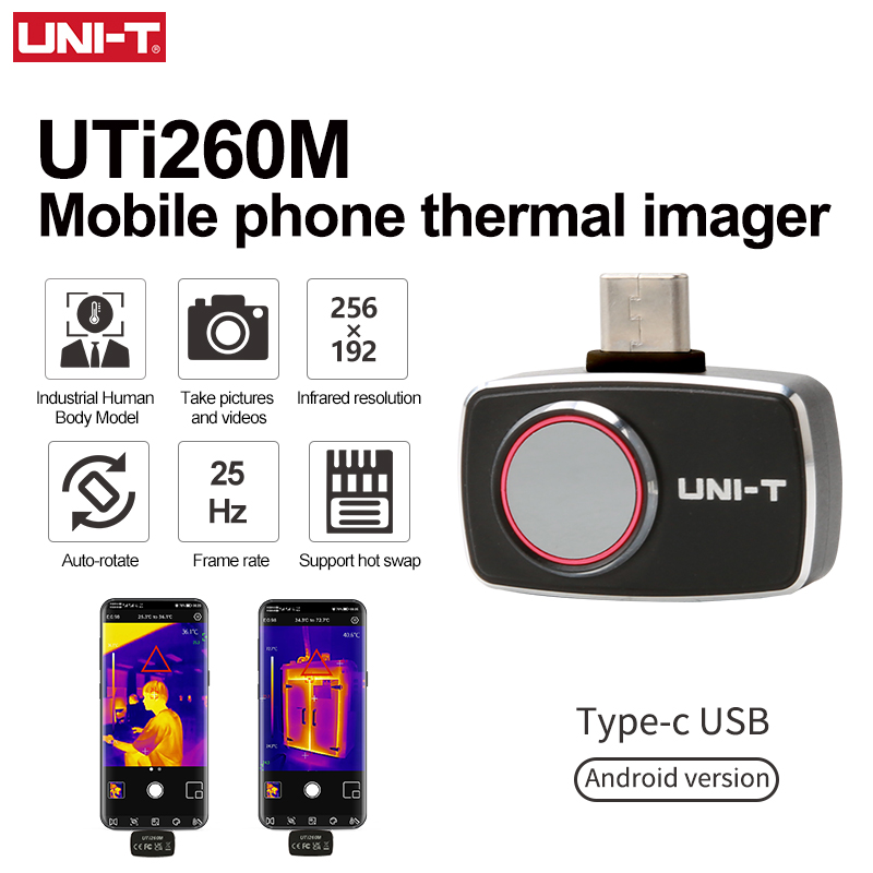 กล้องถ่ายภาพความร้อน UNI-T สำห - Thermal Imaging Camera 256X192 บทวิจารณ์และราคา