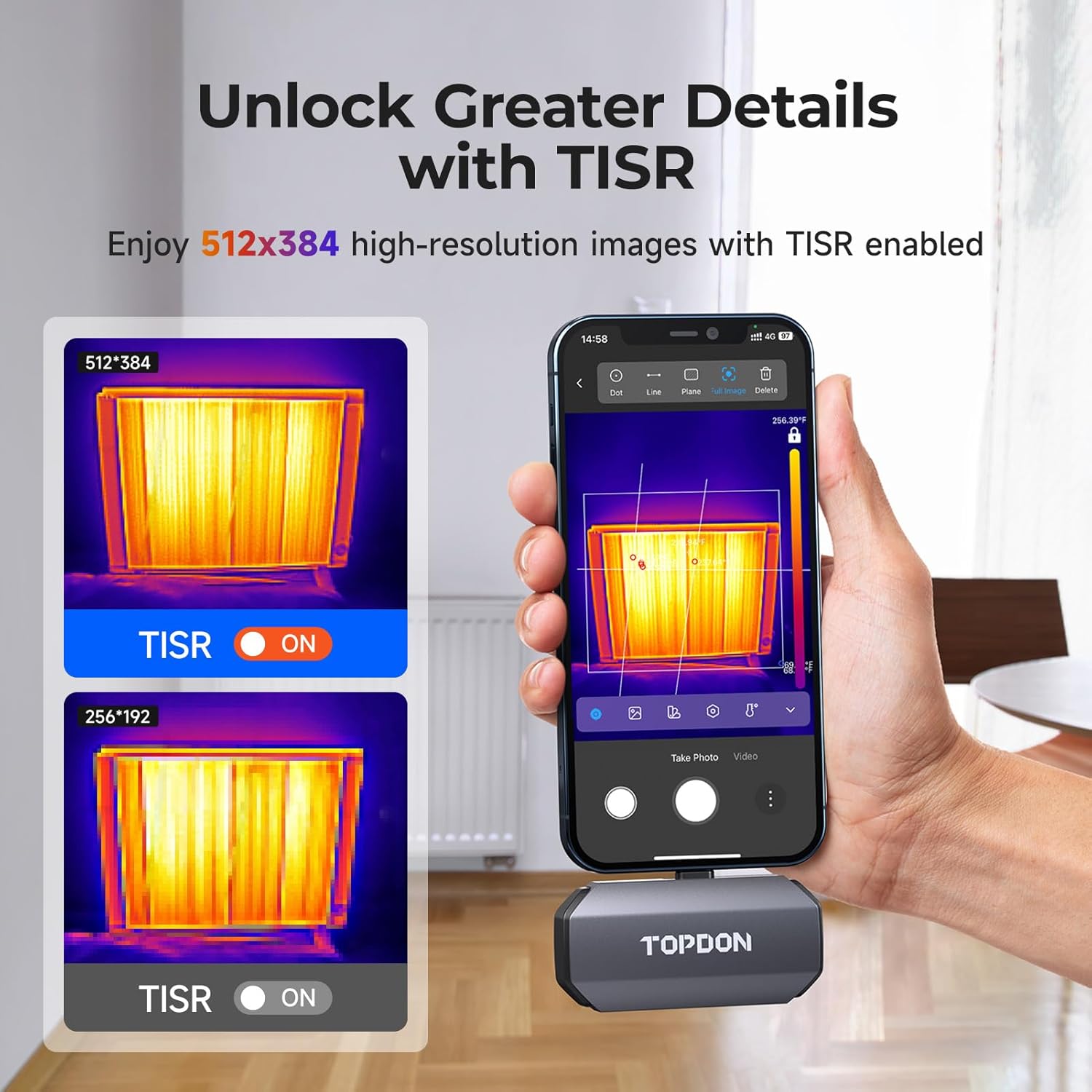 กล้องถ่ายภาพความร้อน TOPDON TC - Topdon Tc001 Thermal Camera บทวิจารณ์และราคา