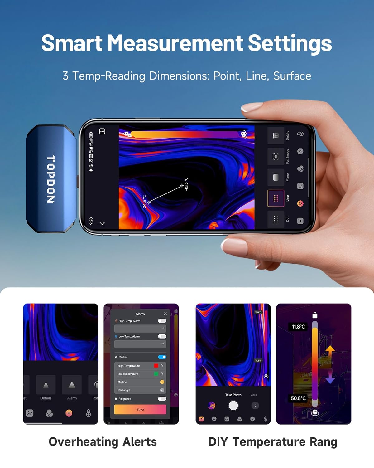 กล้องถ่ายภาพความร้อน TOPDON TC - Topdon Tc001 Thermal Camera บทวิจารณ์และราคา