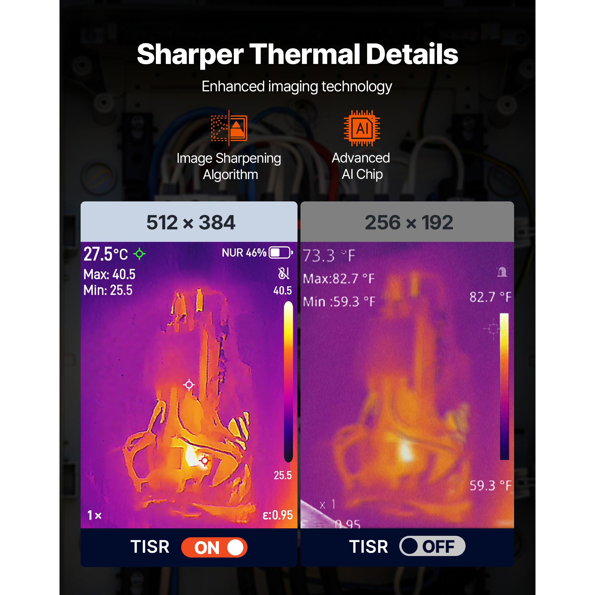 กล้องถ่ายภาพความร้อน VEVOR Pro - Thermal Imaging Camera 256X192 บทวิจารณ์และราคา